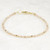 Brown Zircon Bracelet, 14k Gold Filled or Sterling Silver