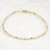 Brown Zircon Bracelet, 14k Gold Filled or Sterling Silver