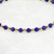 Lapis Lazuli & 14k Gold Filled Beaded Bracelet – 3.5mm Faceted Lapis, 3mm Gold Beads