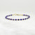 Lapis Lazuli & 14k Gold Filled Beaded Bracelet – 3.5mm Faceted Lapis, 3mm Gold Beads