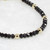 Black Spinel & 14k Gold Filled Bracelet – 3.5mm Faceted Gemstone