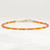 2mm Tiny Carnelian Bracelet – Dainty 14k Gold Filled