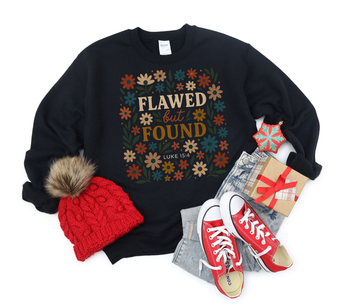 “Flawed but Found” with Luke 15:4 scripture reference