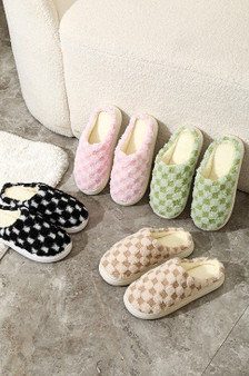 Checkered Slippers
