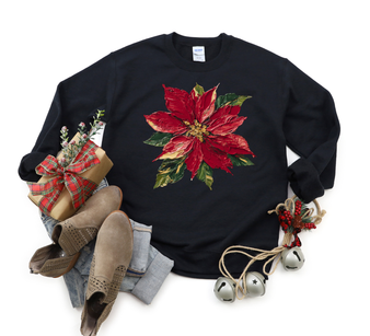 Pretty Poinsettia Tee