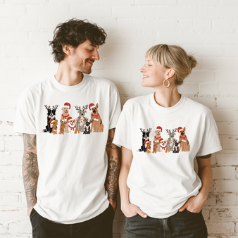 Cute Doggie Christmas  Tee