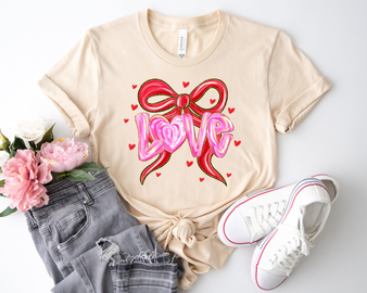 Love Bow Valentine  tee