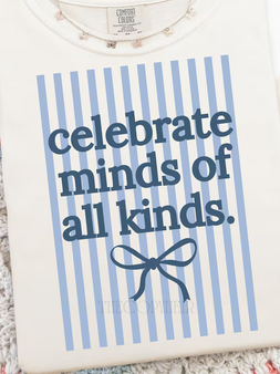 Celebrate Minds Blue Stripe