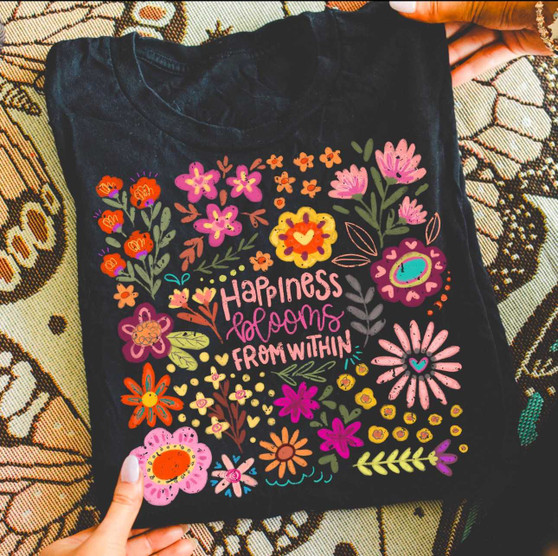 Happiness Blooms Tee