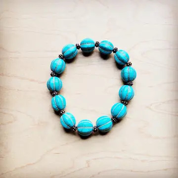Turquoise Melon Bracelet