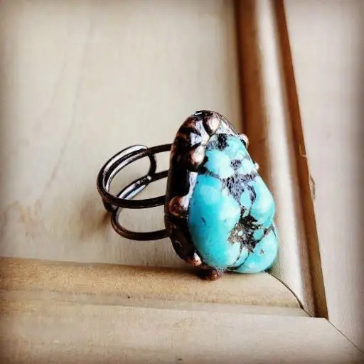 Blue Turquoise Ring