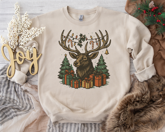 Elk Christmas Tee