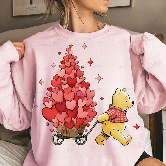Pooh Valentine  tee