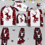 Buffalo Plaid Reindeer Pajamas