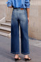Minimalist Patch Pocket Shift Jeans