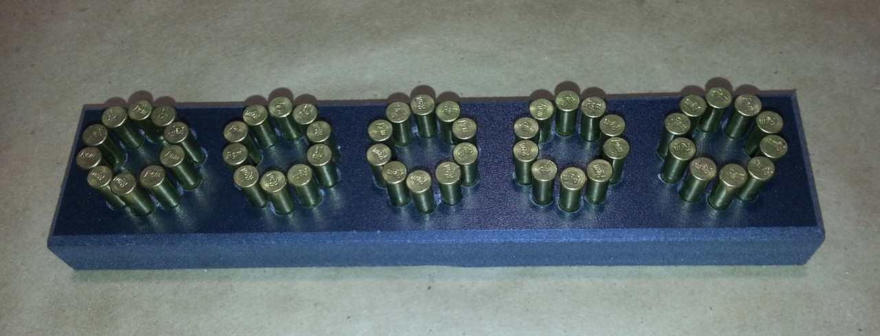LB-617-10x1x5 Loading Block S&W 617-10 1x5 pattern - The Revolver