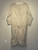 One of a kind white trench coat made from vintage WWI parachute