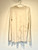 one of a kind white hoodie in hemp knit naturally dyed