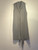 one of a kind grey long vest in Italian wool