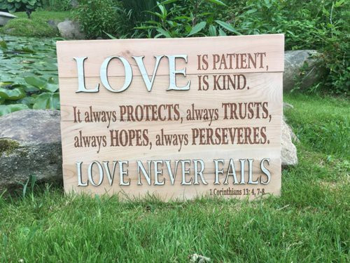 Love Is Patient, Love Is Kind