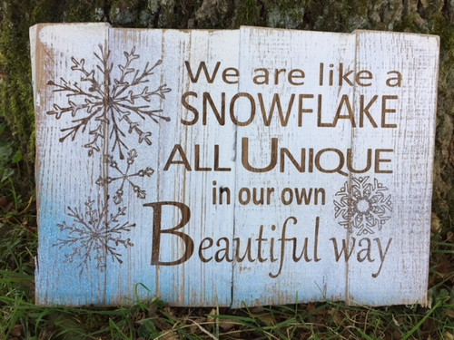 We Are Like A Snowflake