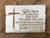 For I know the plans I have for you...Jeremiah 29:11 
Available in  horizontal 11" x 7.5" white distressed wood plaque comes ready to hang
