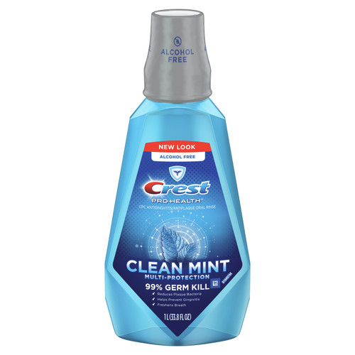 Crest Pro-Health Multi-Protection Mouthwash, Clean Mint, 1 Liter