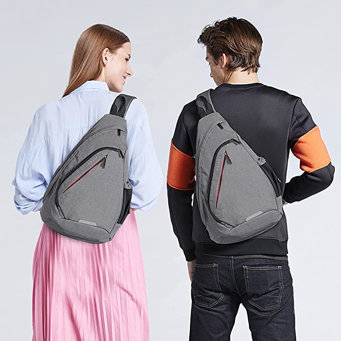 Hanke Sling Bag Men Backpack Unisex One Shoulder Bag Hiking Travel