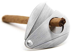Stainless Steel VCut Rings Precision Cigar Cutter