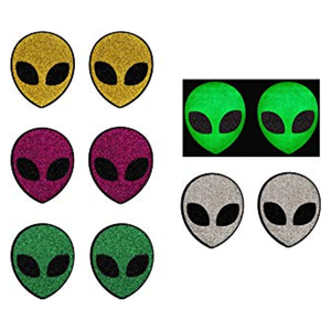Alien Trip (5 Pairs) Disposable Satin Nipple Cover Pasties