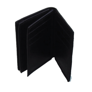 Plain Black Diary Wallet for Men