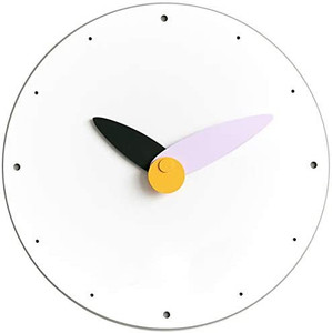 Modern Minimalist Purple & Black Wall Clock (S7094_CLOCK)