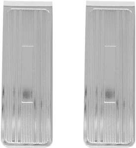 Parallel Lines | Set of 2 Chrome-Plated Slim Stainless Steel Money Clips