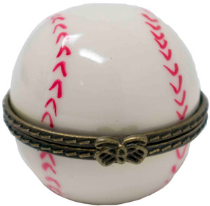 Set of 2 Ceramic Ball-Shaped Compact Pill Box & Organizer