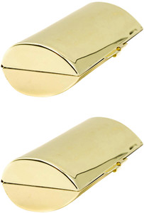 LC4779 | Set of 2 Capsule Shaped Lipstick Cases With Glass Mirror