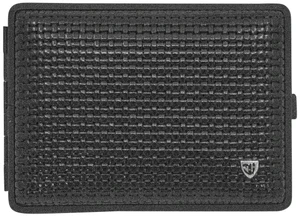 S8238 BLACK - Braided Leather German Cigarette Case