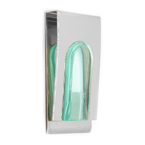 Green Window Chrome-Plated Stainless Steel Money Clip