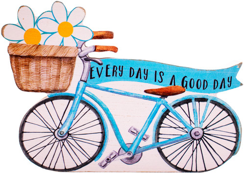 Every Day is a Good Day  Rustic Kindness is Contagious Wooden Countertop Sign 5" X 7"