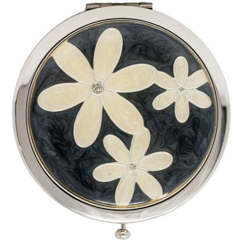 Folding Compact Round Pocket Makeup Mirror DAISY