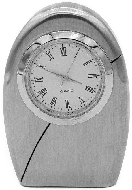 Retro Slim ChromePlated Table Desk Clock
