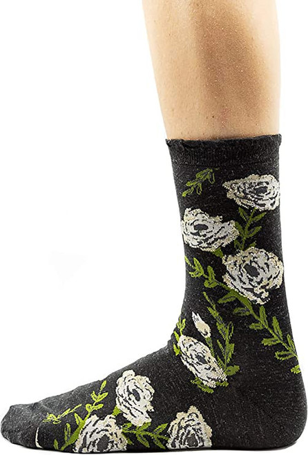 Made In Japan Pair of Women's Crew Gift Socks (Marigold, US 57)