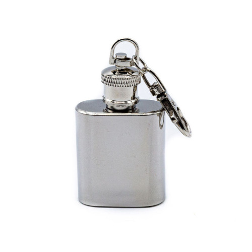 1 oz flask with keyring