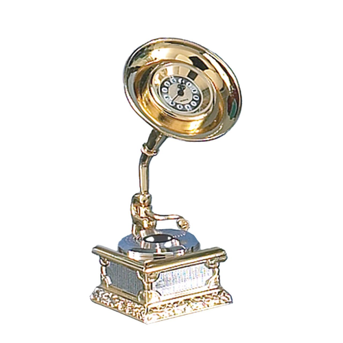 GRAMOPHONE W/CLOCK