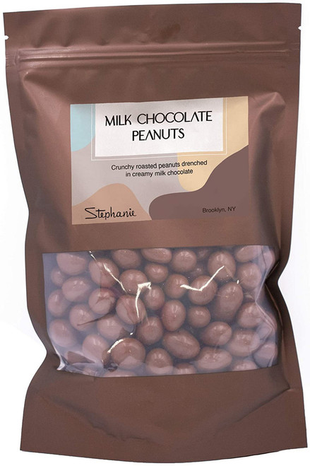 Made in USA Gourmet Milk Chocolate Covered Peanuts (1 lb)
