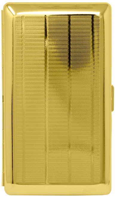 Gold Lines (Full Pack 120s) MetalPlated Cigarette Case & Stash Box
