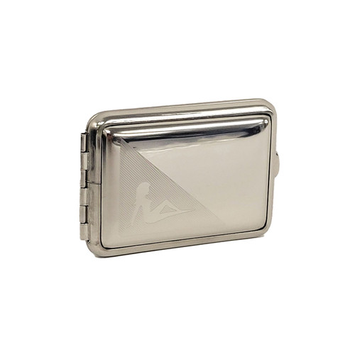 Silver Girl Printed Design Purse Portable Pill Box (2 Compartments)