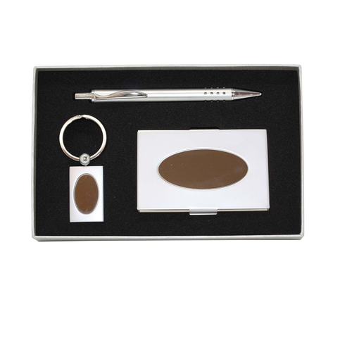 Boxed Gift Set Pen & Keyring (Pen, Card Case,Keyring)