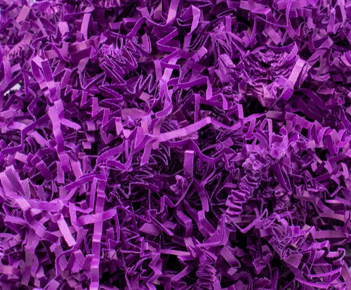 Made in USA Crinkle Cut (Zig Fill) Shredded Paper 2 lbs (Plum)