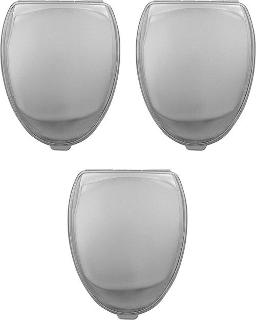 Set of 3 Double Sided Magnifying Compact Mirrors (Silver, Oval Arch)