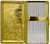 Gold Victorian Print (Full Pack 120s) MetalPlated Cigarette Case & Stash Box